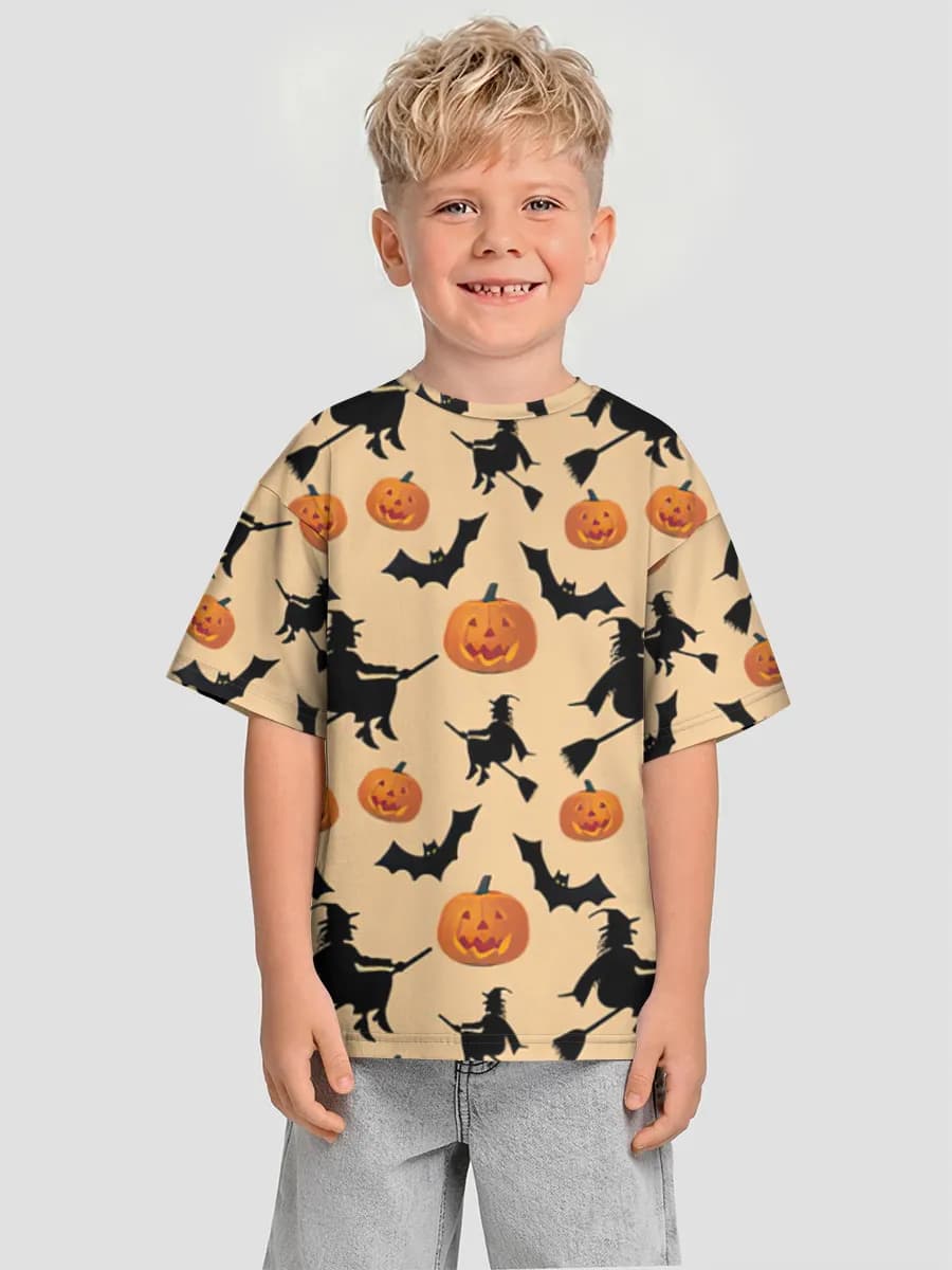 Camiseta infantil. De talla grande.