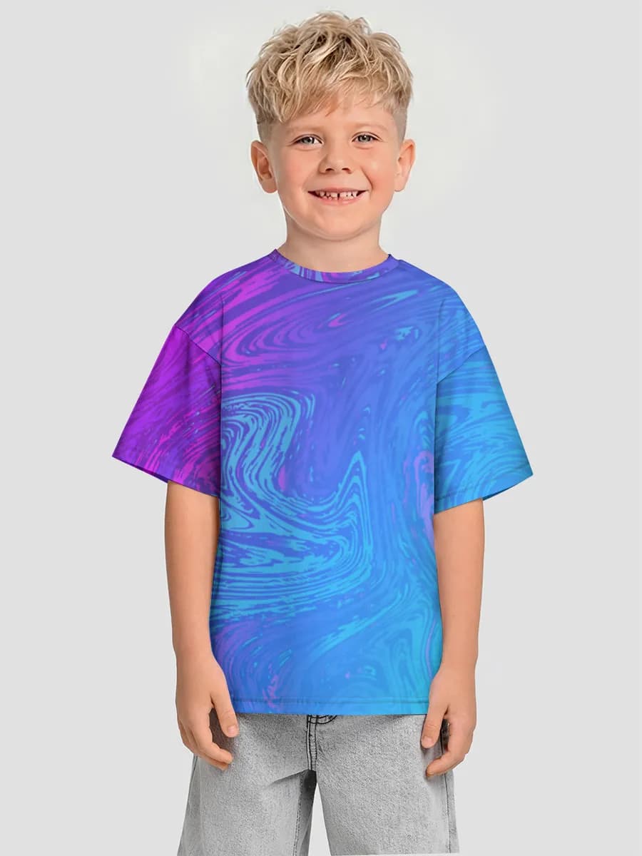 キッズ ビッグシルエットTシャツ