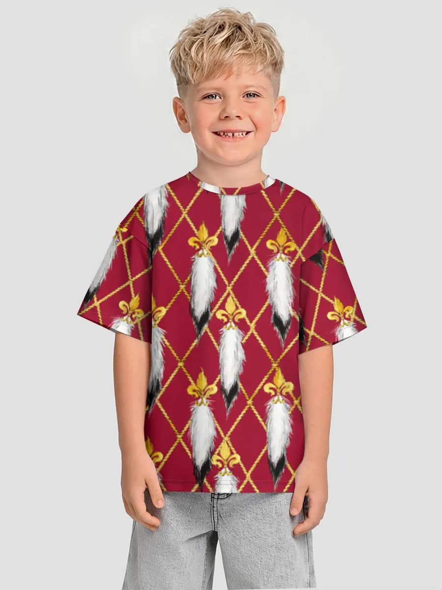 Camiseta infantil. De talla grande.