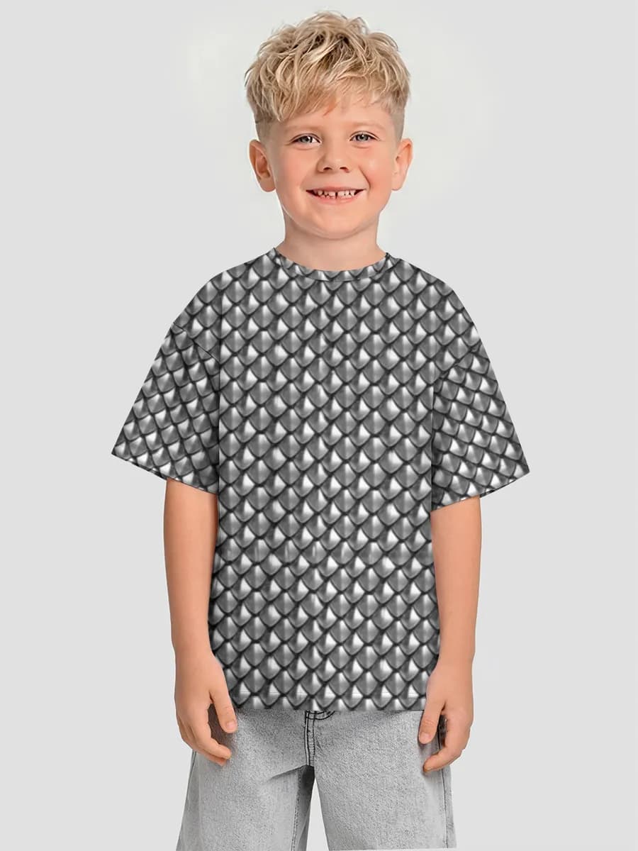 Camiseta infantil. De talla grande.