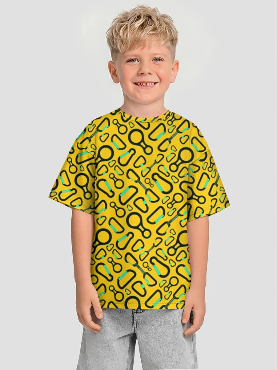 Camiseta infantil. De talla grande.