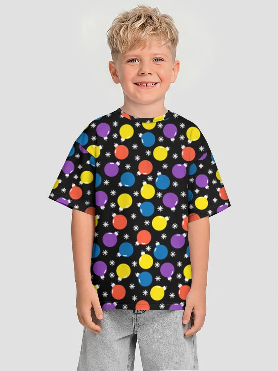 Camiseta infantil. De talla grande.