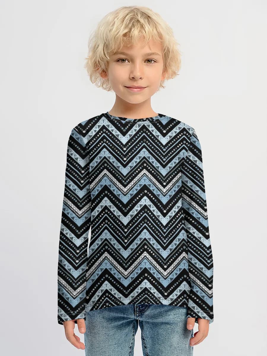 Children's cotton long sleeve shirt