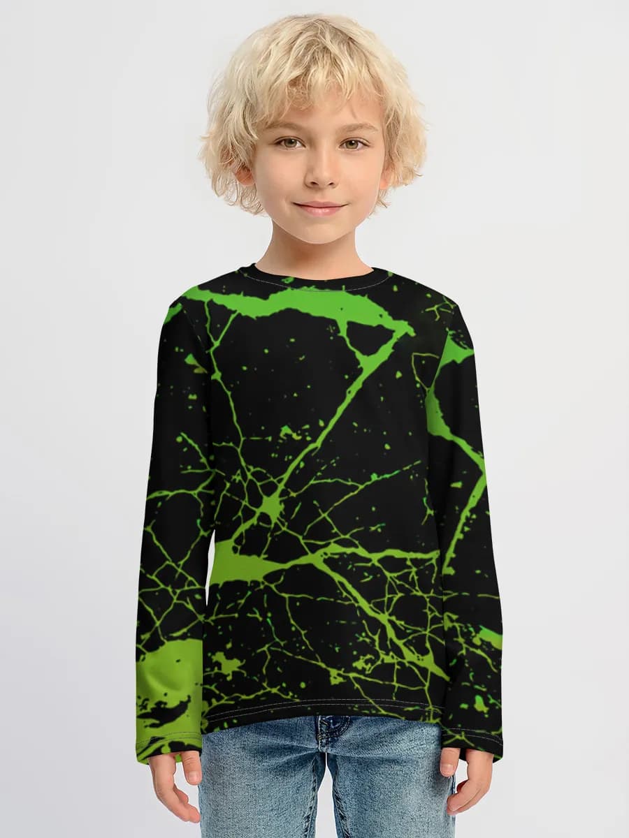 Children's cotton long sleeve shirt