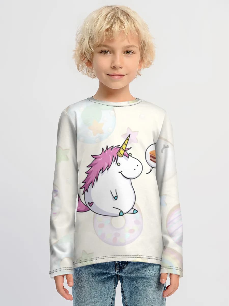 Children's cotton long sleeve shirt