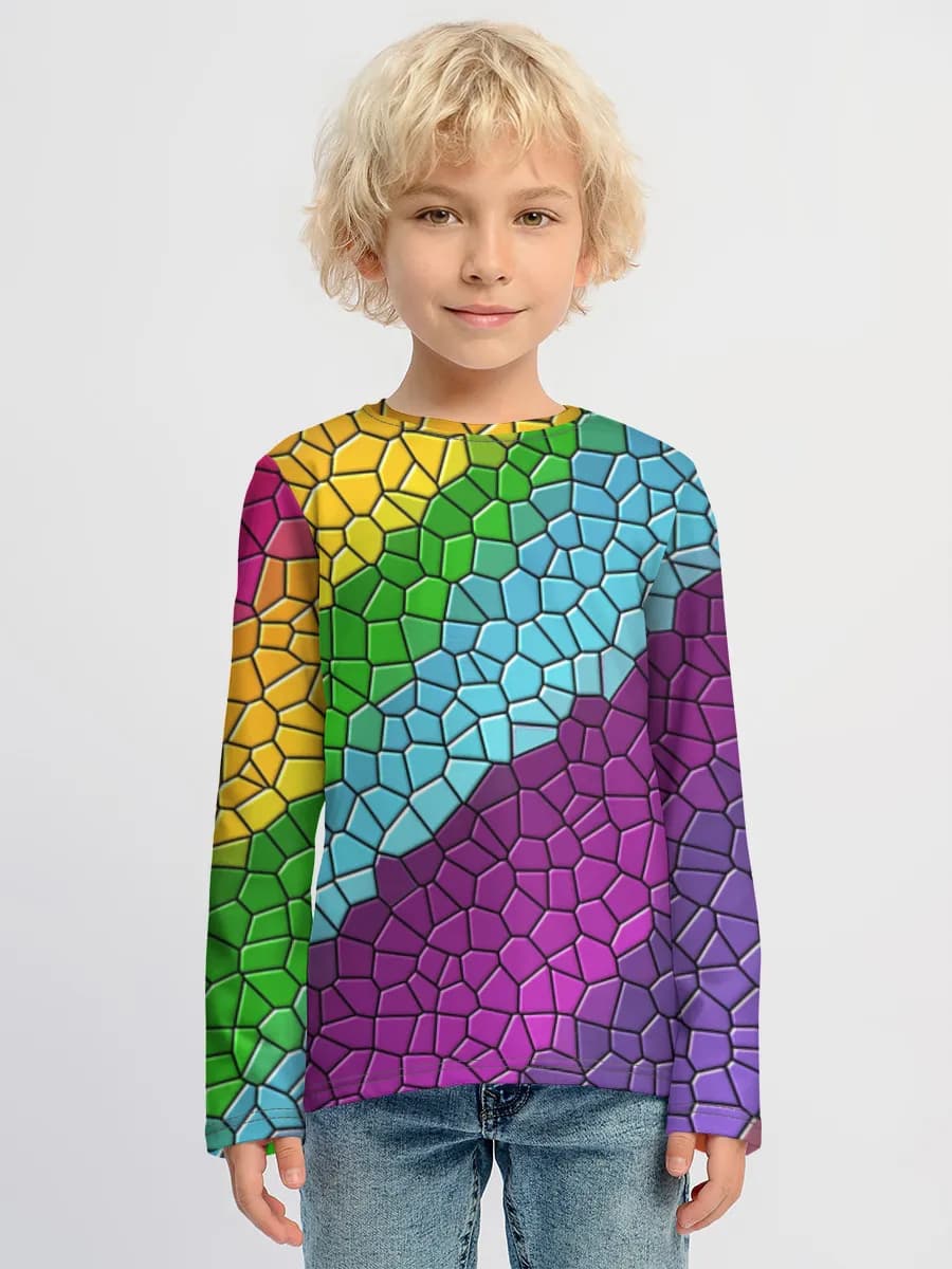 Camisa de manga larga de algodón para niños