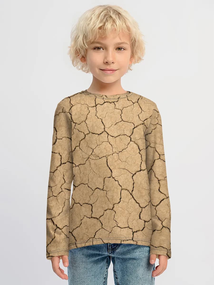 Camisa de manga larga de algodón para niños