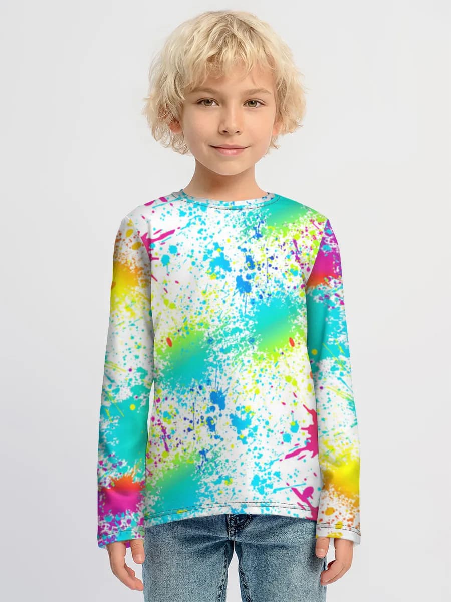 Camisa de manga larga de algodón para niños