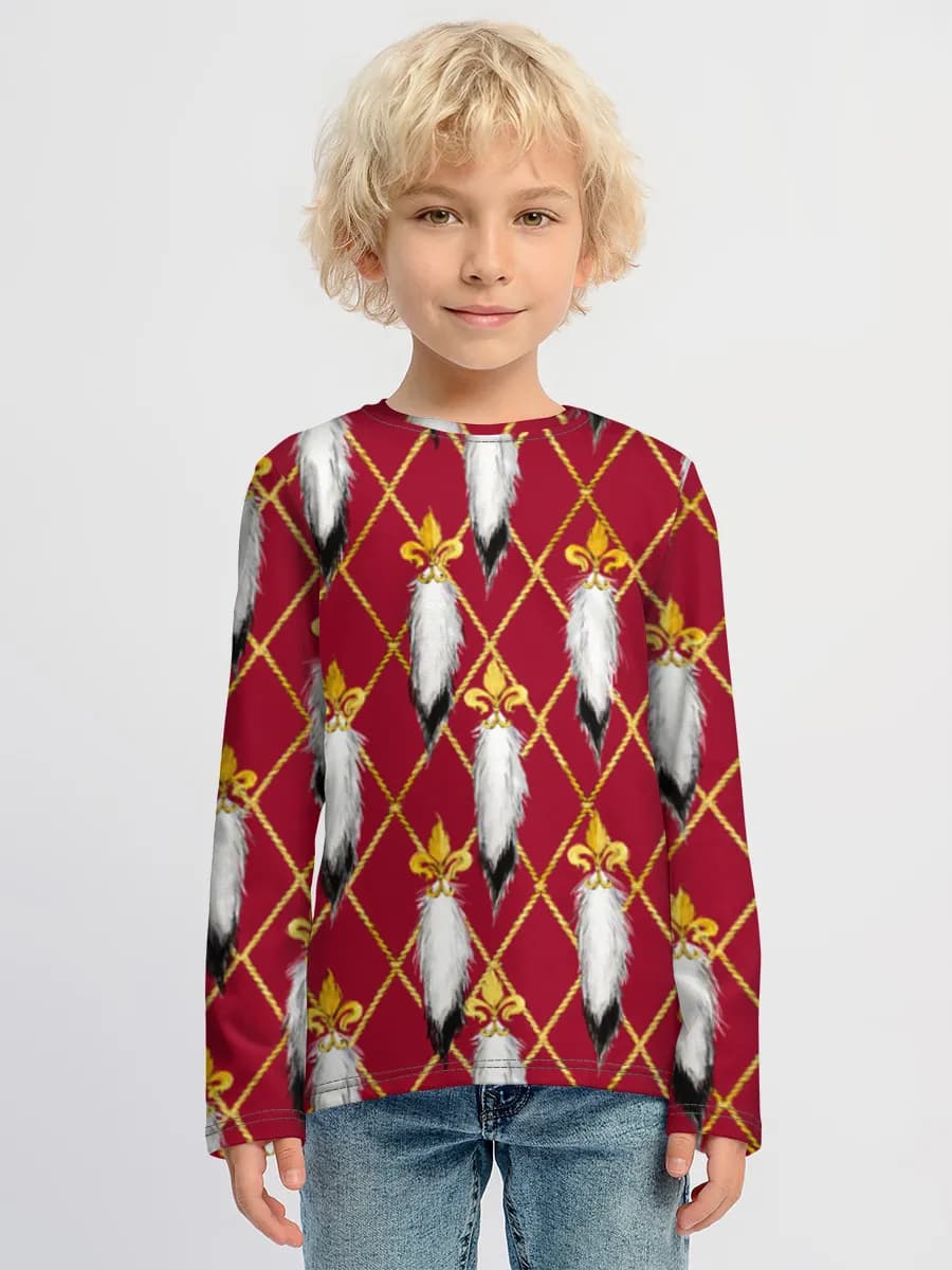Camisa de manga larga de algodón para niños