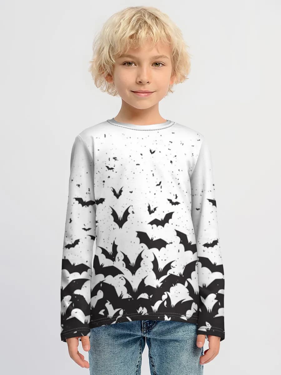 Children's cotton long sleeve shirt