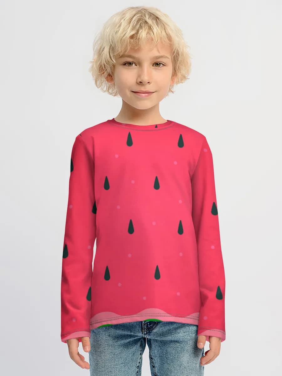 Camisa de manga larga de algodón para niños
