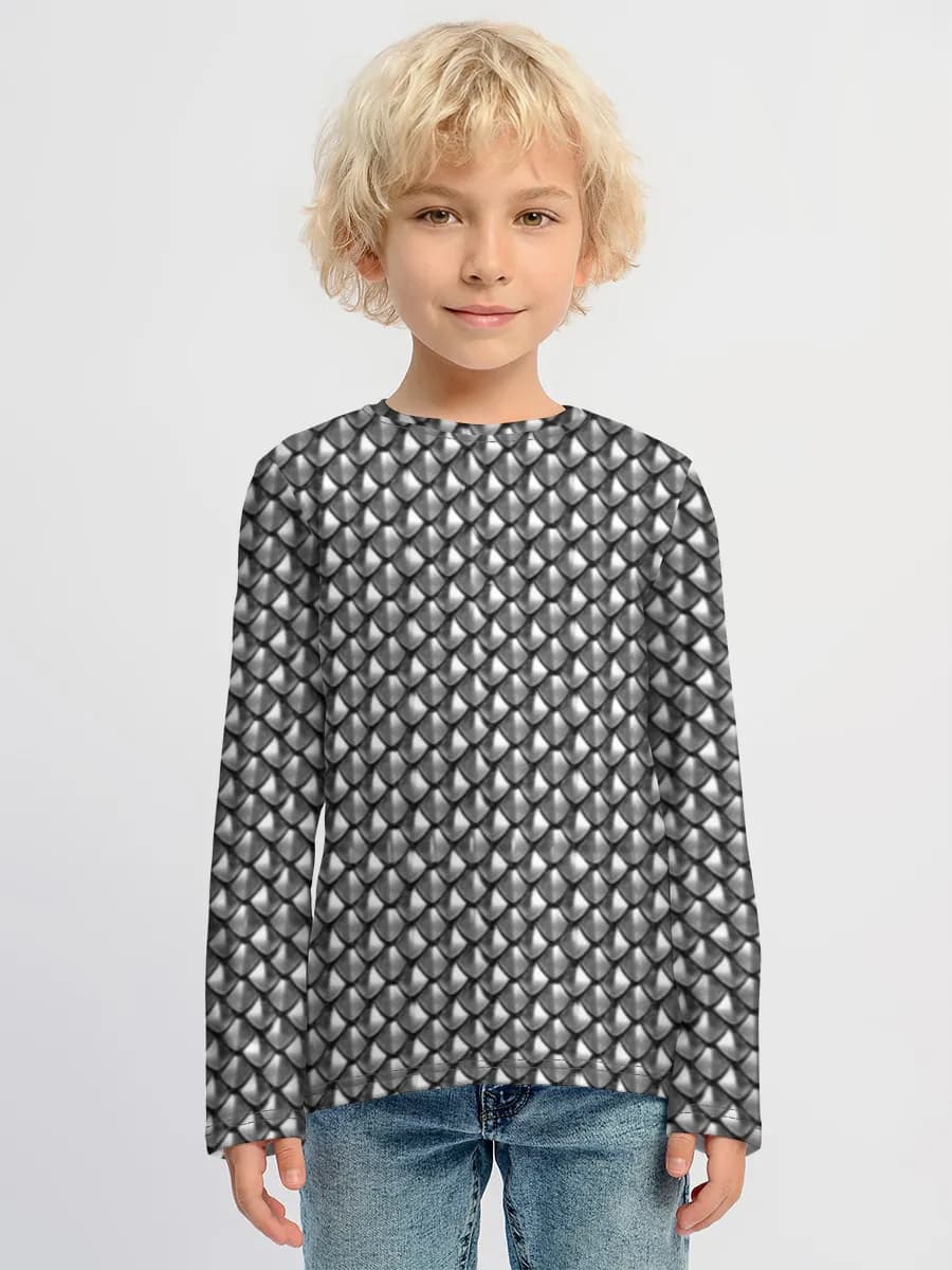 Camisa de manga larga de algodón para niños