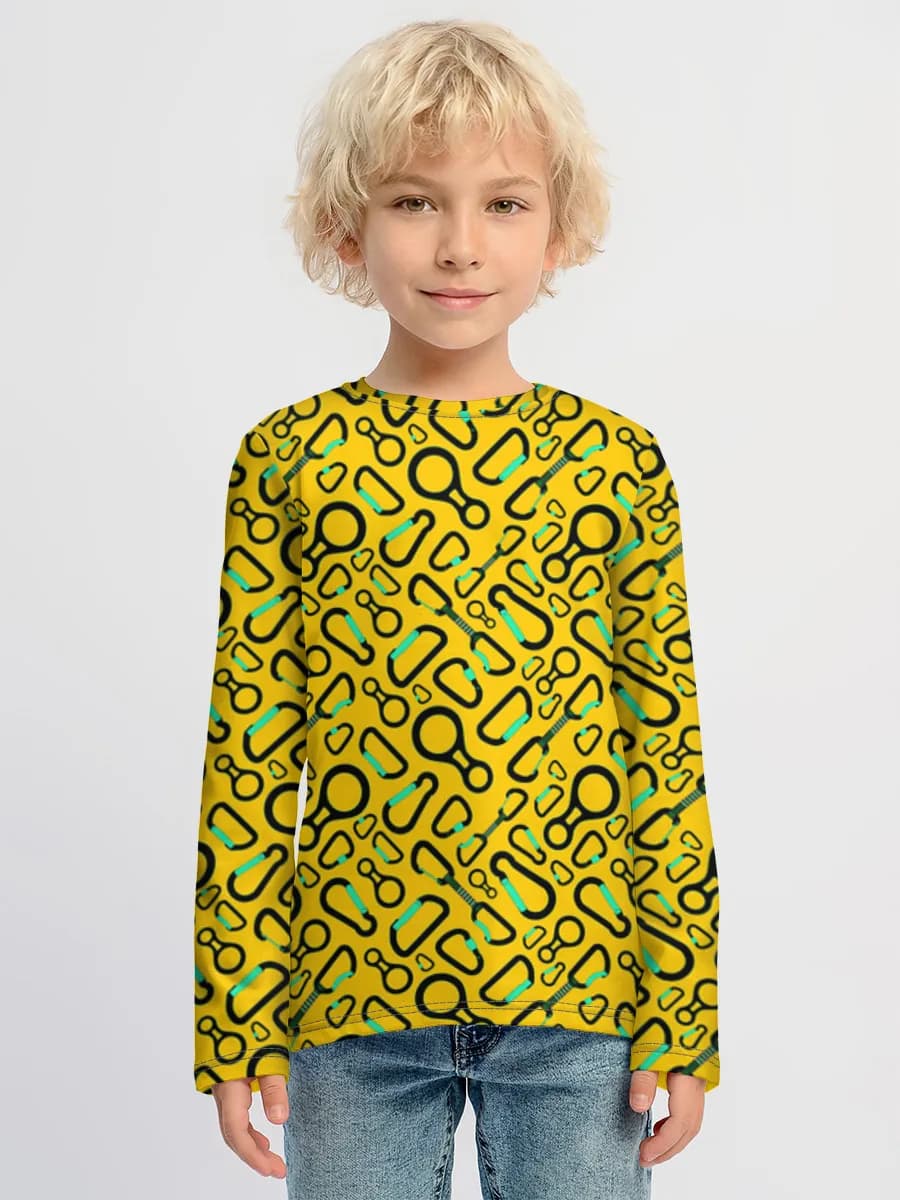 Camisa de manga larga de algodón para niños