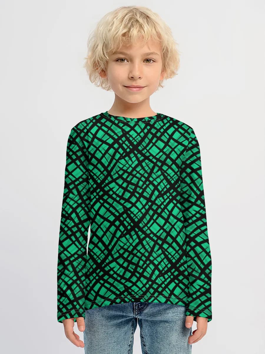 Children's cotton long sleeve shirt