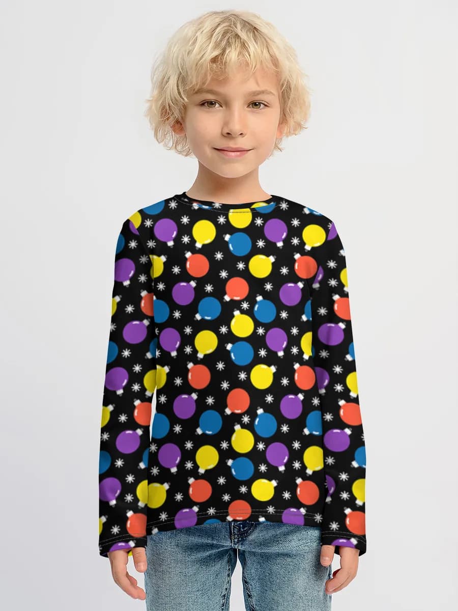 Camisa de manga larga de algodón para niños
