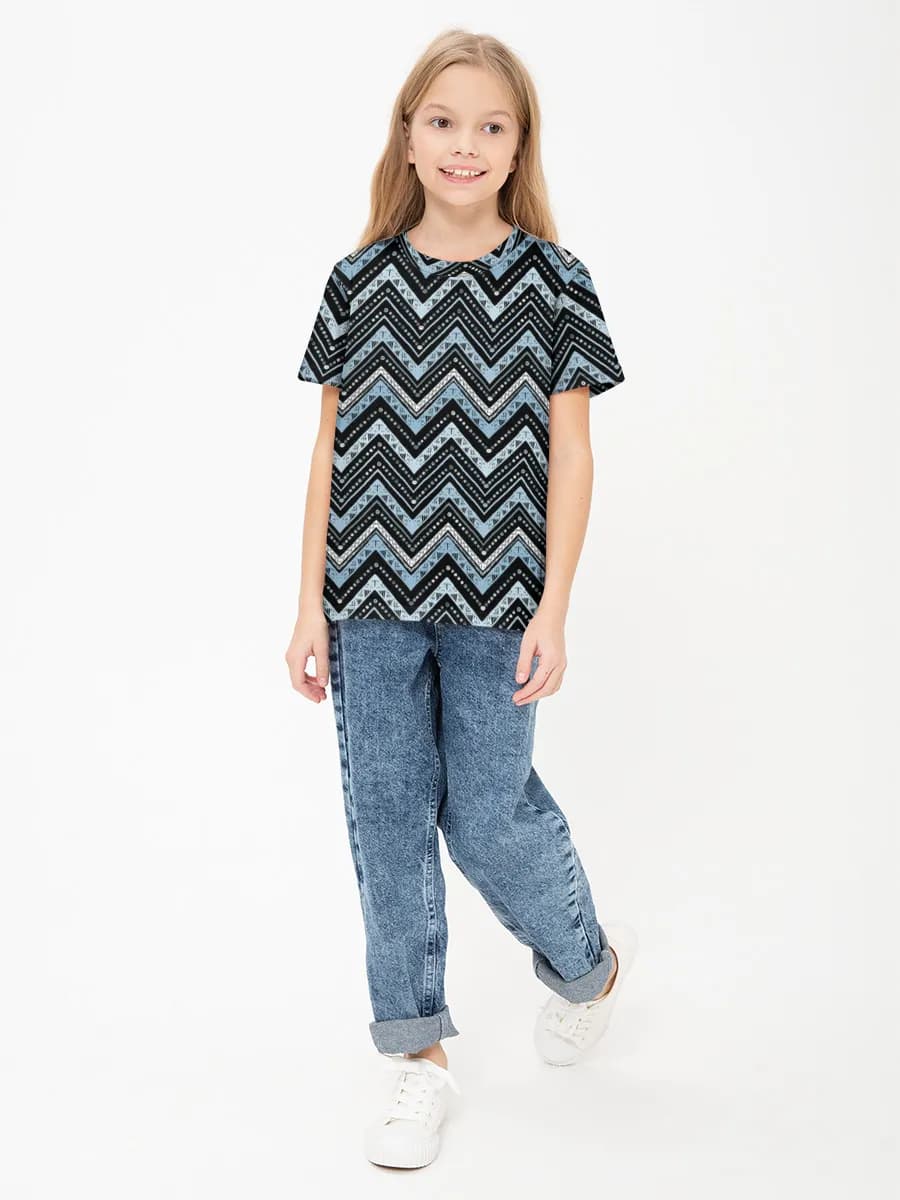 Children's cotton T-shirt (for girls. Copy)