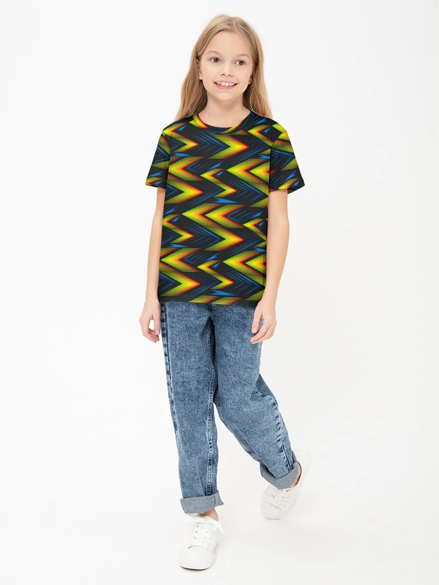 Children's cotton T-shirt (for girls. Copy)