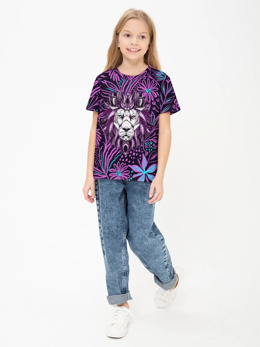 Children's cotton T-shirt (for girls)