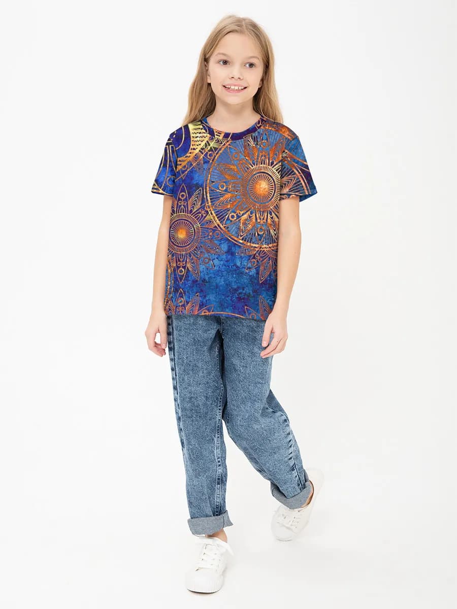 Children's cotton T-shirt (for girls)