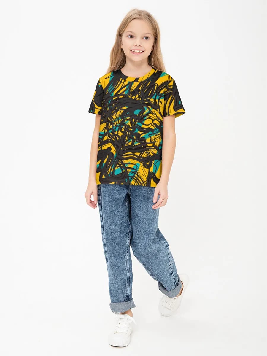 Camiseta de algodón para niñas