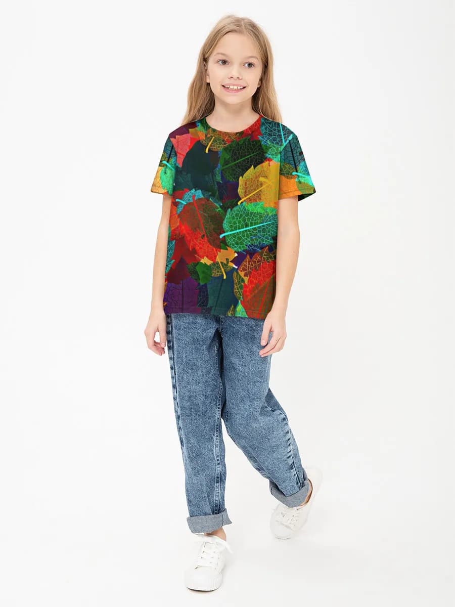 Mädchen Baumwoll T-Shirt