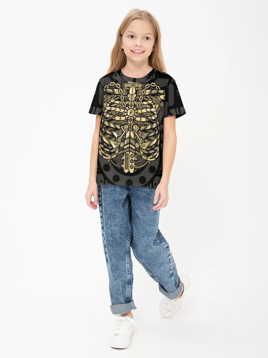 Mädchen Baumwoll T-Shirt