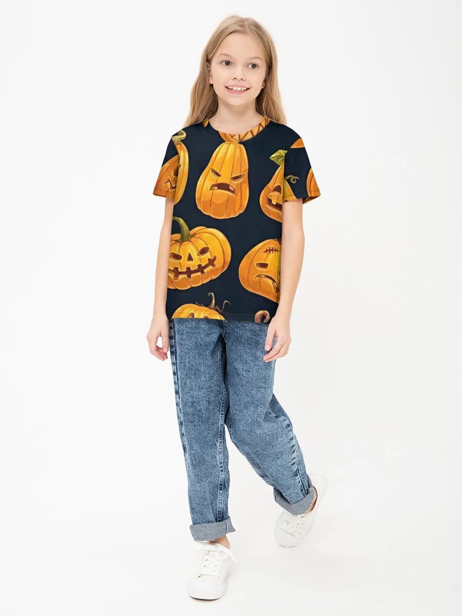 Children's cotton T-shirt (for girls)