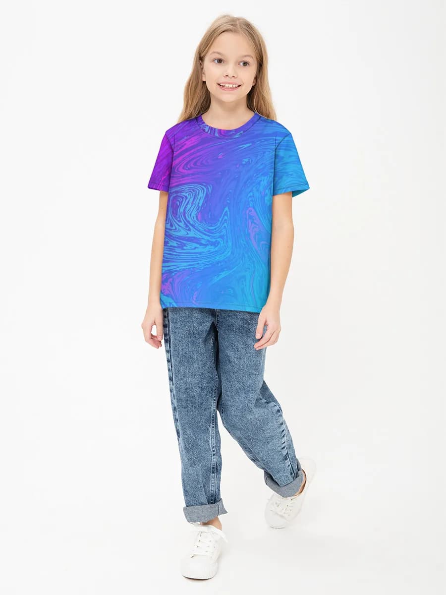 ガールズ コットンTシャツ