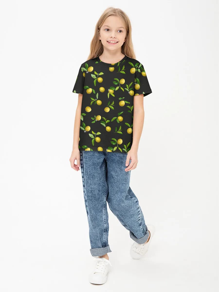 Children's cotton T-shirt (for girls)