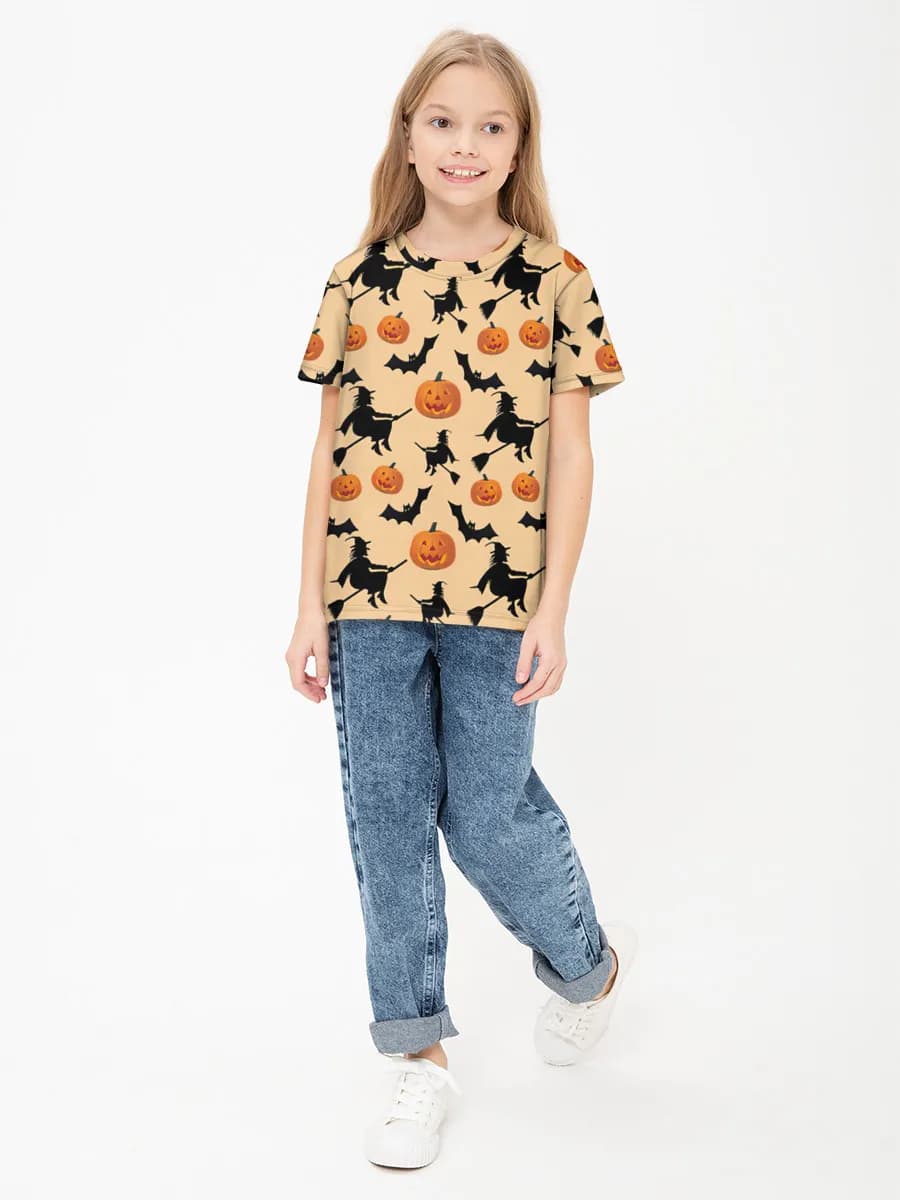 Camiseta de algodón para niñas