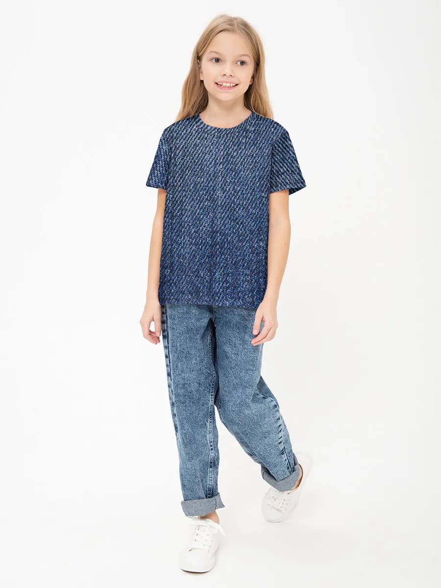 Children's cotton T-shirt (for girls)