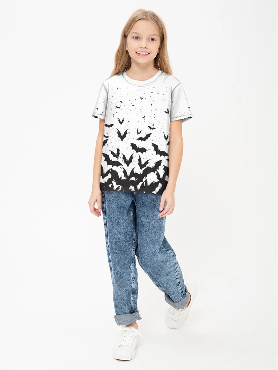 Children's cotton T-shirt (for girls)