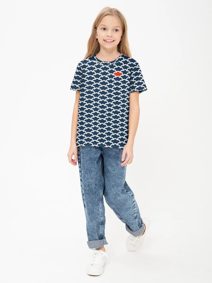 Mädchen Baumwoll T-Shirt
