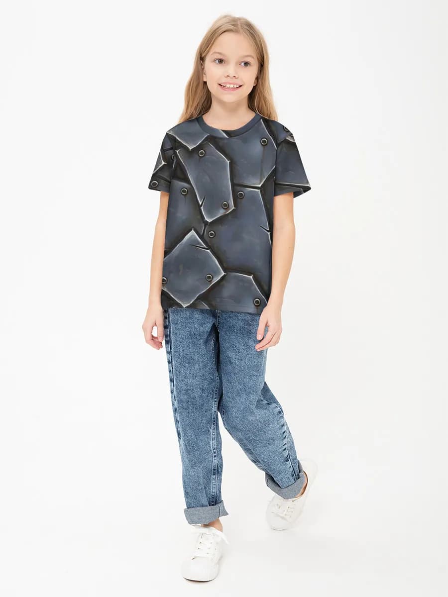 Mädchen Baumwoll T-Shirt