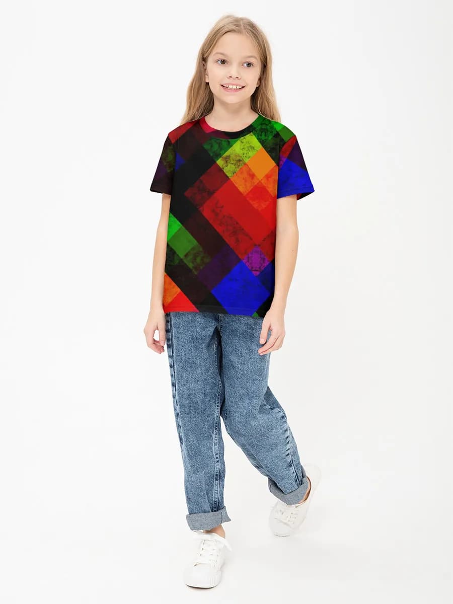 Mädchen Baumwoll T-Shirt