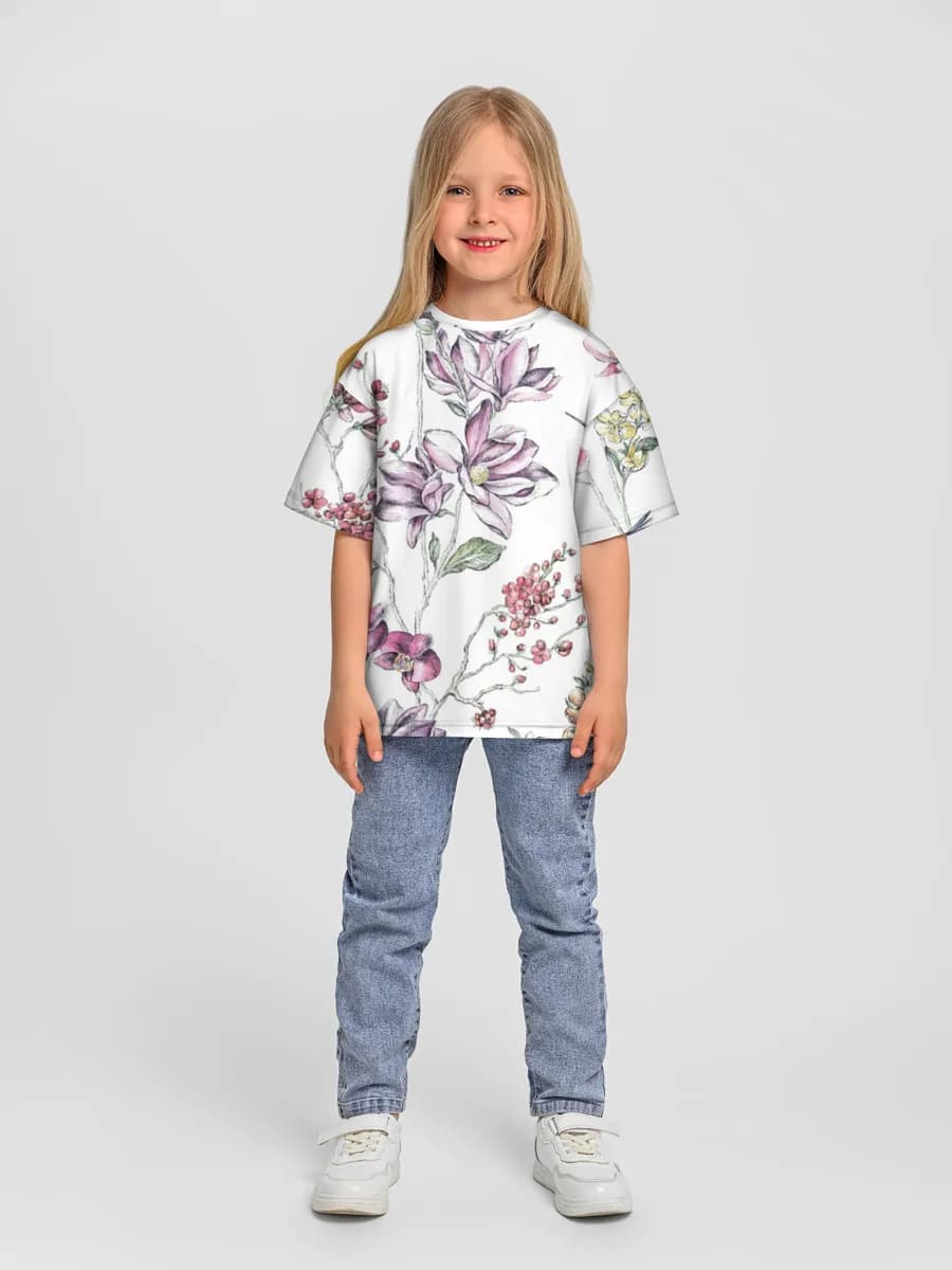 キッズ ビッグシルエットTシャツ