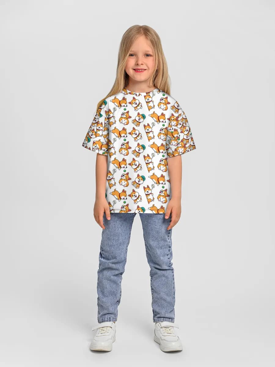 キッズ ビッグシルエットTシャツ