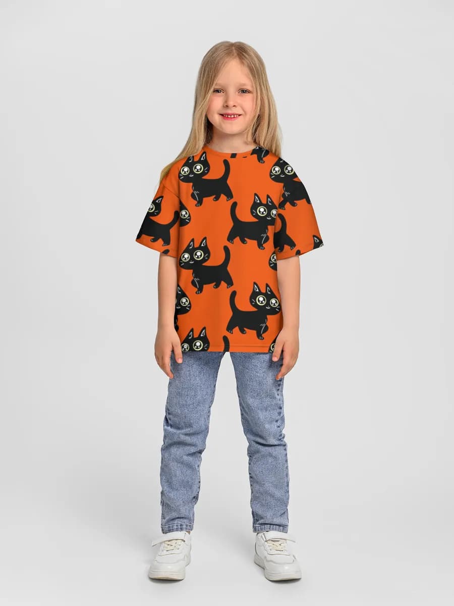 キッズ ビッグシルエットTシャツ