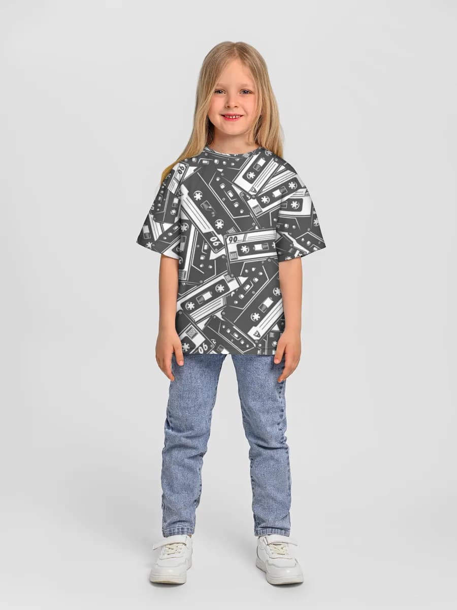 キッズ ビッグシルエットTシャツ