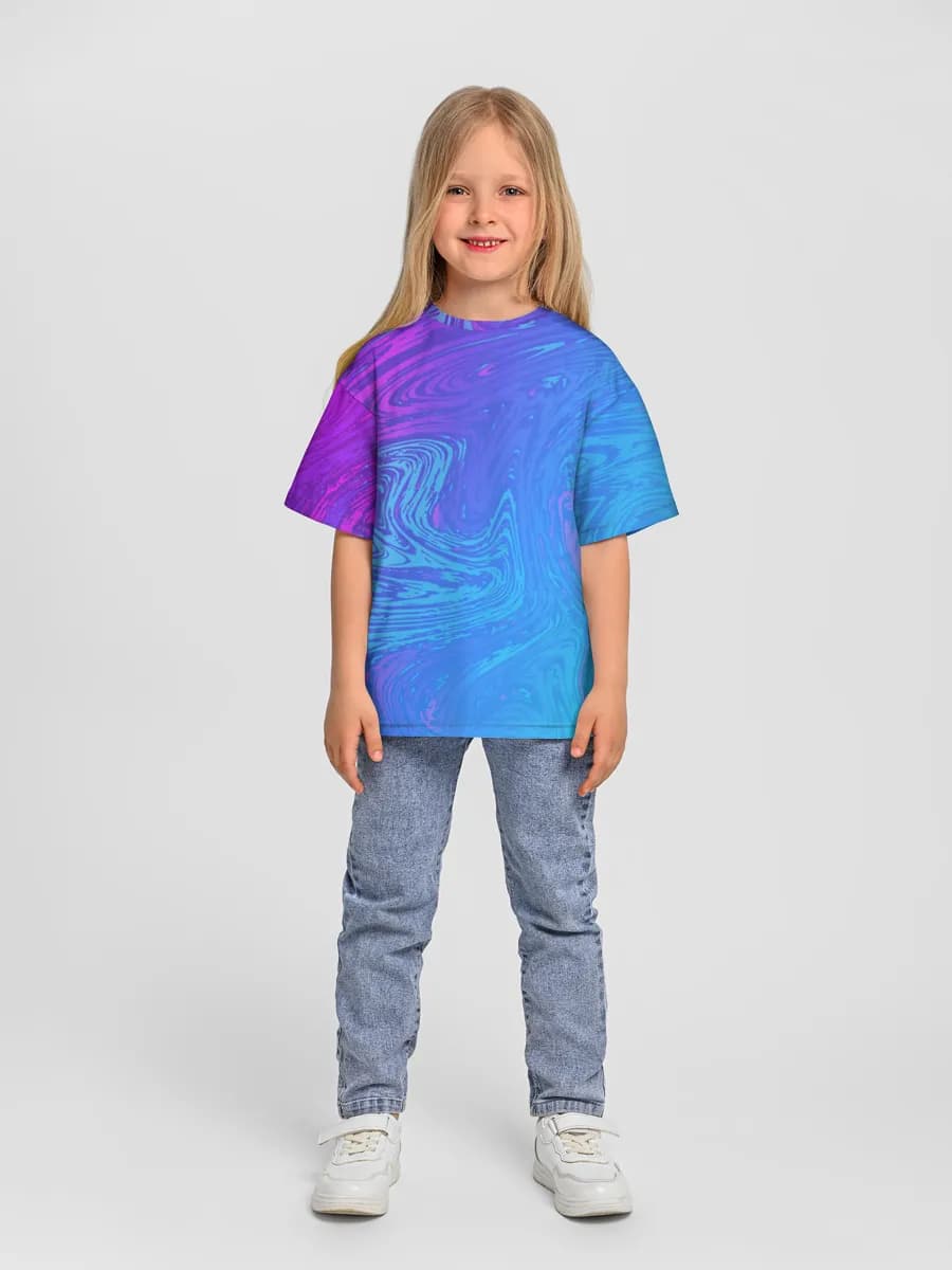 キッズ ビッグシルエットTシャツ