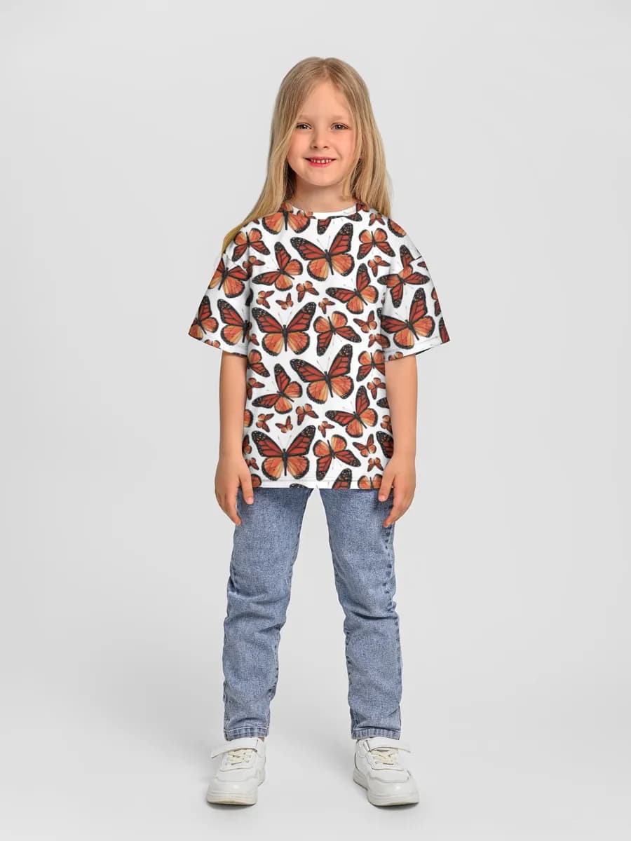 キッズ ビッグシルエットTシャツ