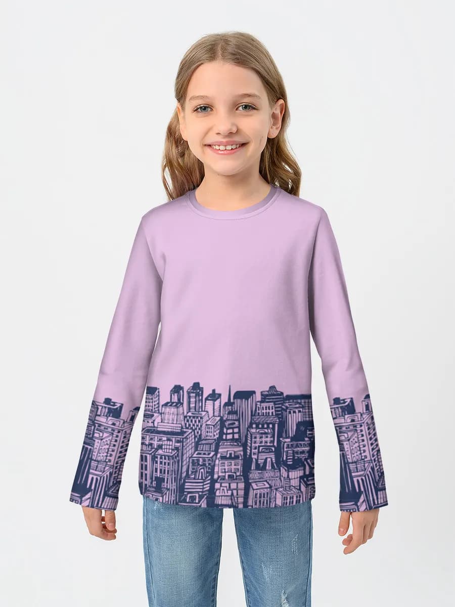 T-shirt Coton Manches Longues Enfant