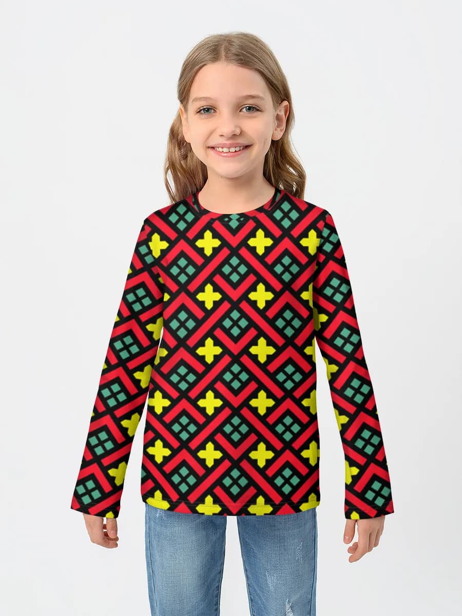 T-shirt Coton Manches Longues Enfant
