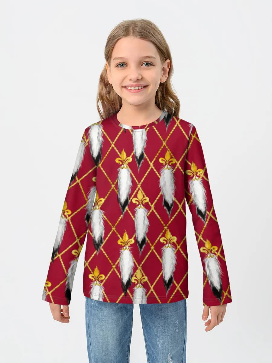 Camisa de manga larga de algodón para niños