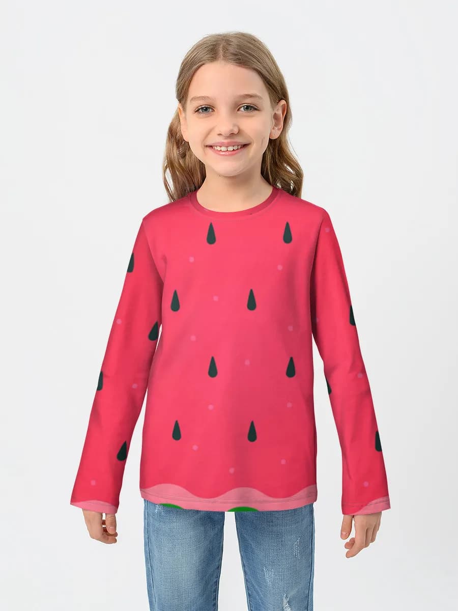 Camisa de manga larga de algodón para niños