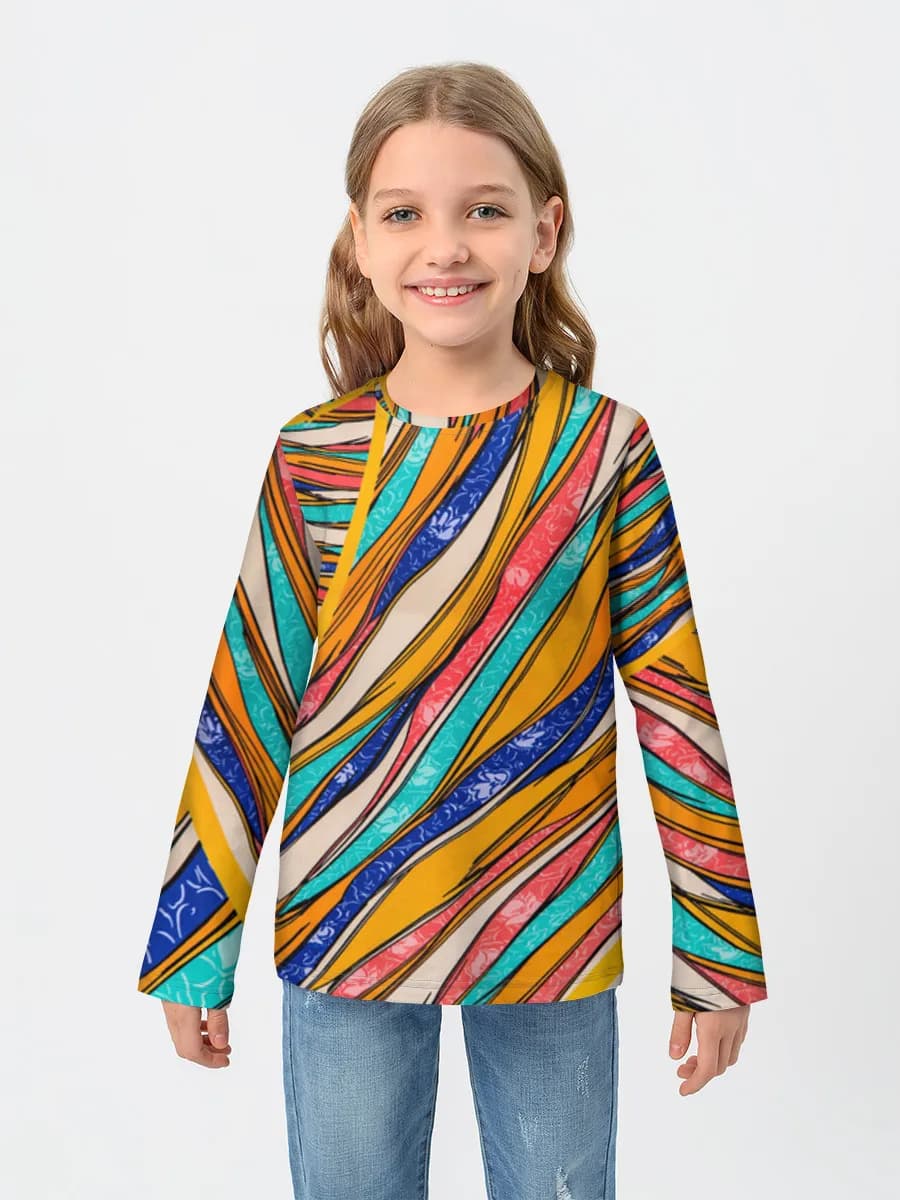 T-shirt Coton Manches Longues Enfant