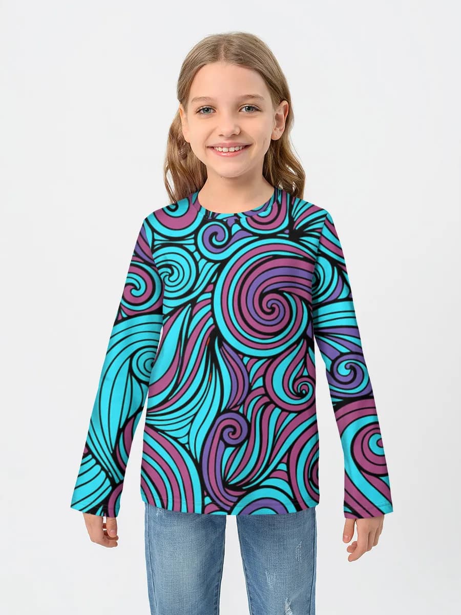 T-shirt Coton Manches Longues Enfant