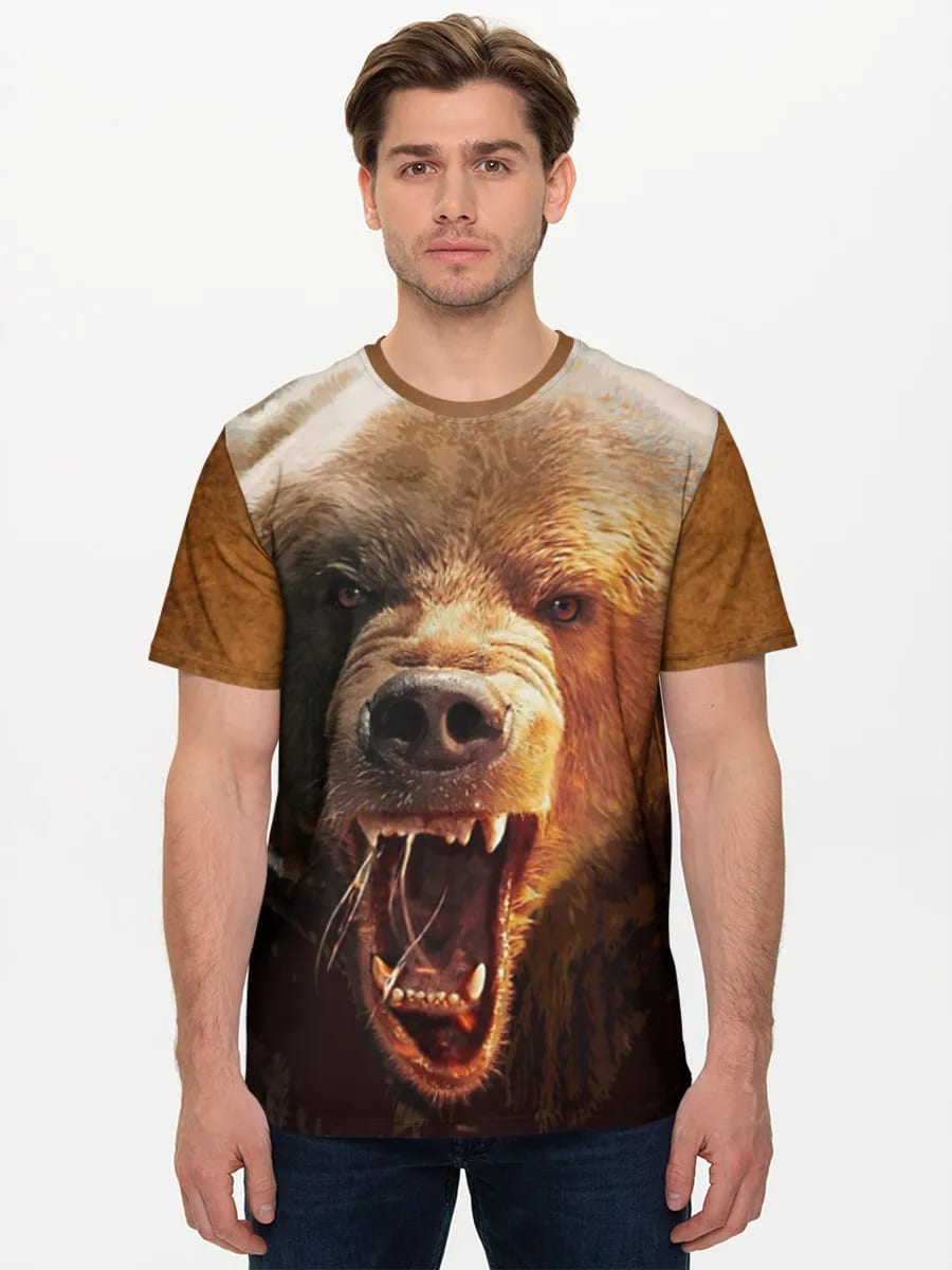 Brüllender Grizzlybär