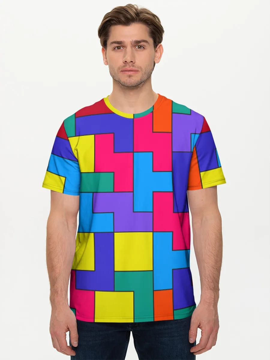 Neon Block-Geometrie
