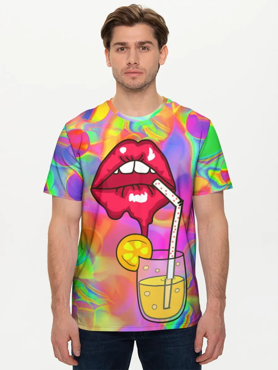 Psychedelischer Lippen-Cocktail